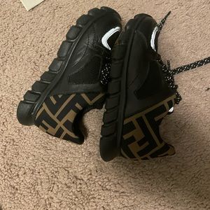 Fendi monogram print sneakers